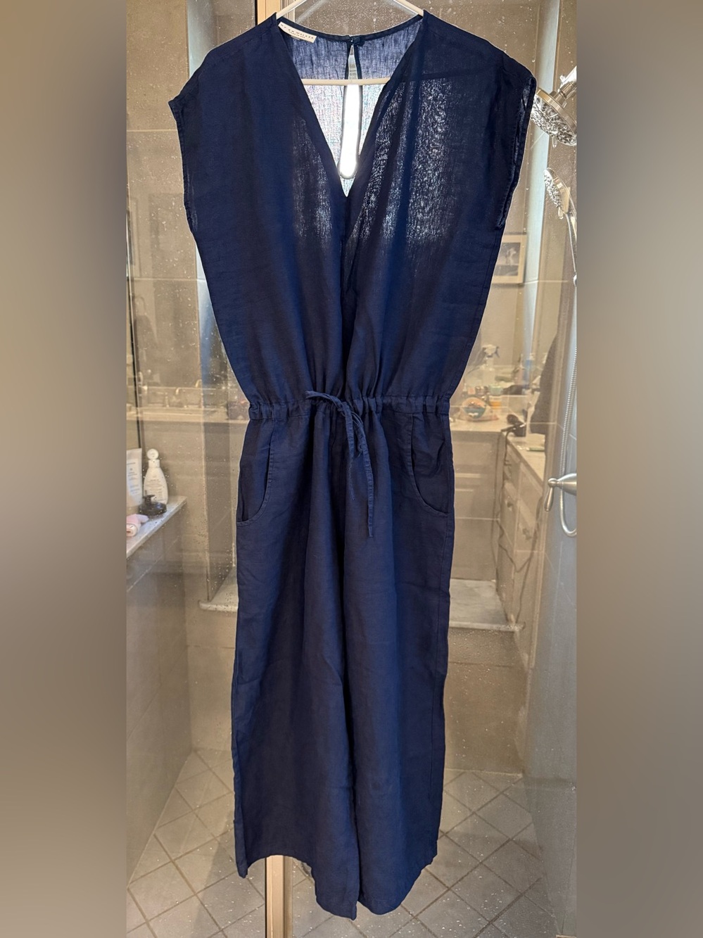 Bryn Walker Women’s Navy One-Piece Jumpsuit